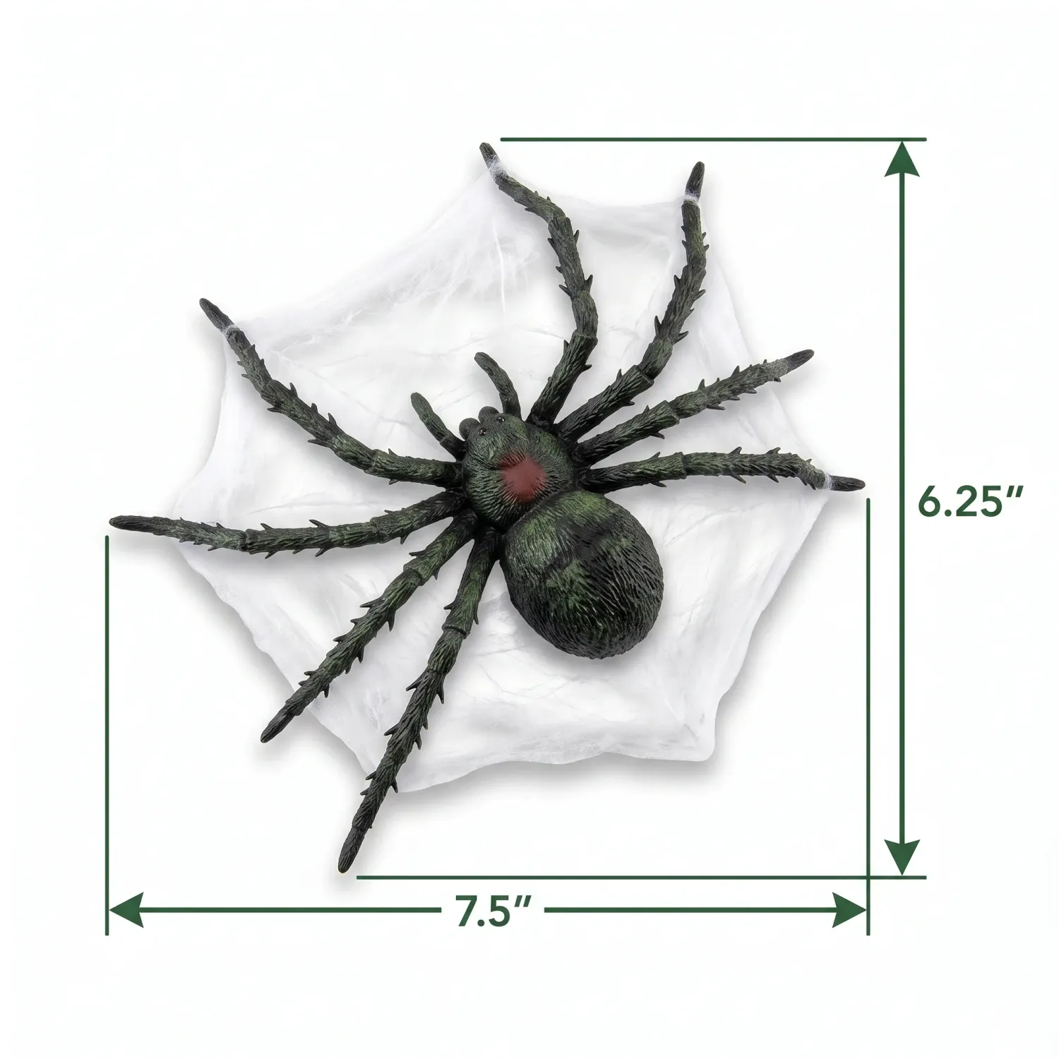 Giant Spider and Web Halloween Decoration