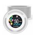50Ct 9 in. Clear Plastic Plates
