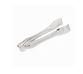 6.2" Silver Mini Metallic Serving Tongs