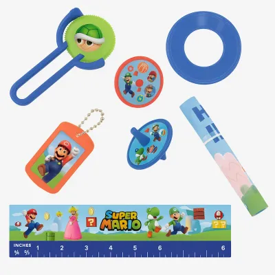 48Ct Super Mario Party Favour Mega Mix Pack