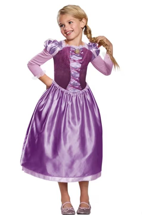 Toddler Girl's Classic Rapunzel Day Dress Costume - 3T-4T