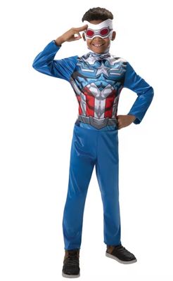 Kids Value Captain America Sam Wilson Costume 8-10