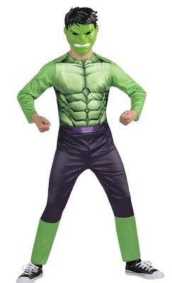 Kids Classic Marvel Hulk Costume - 8-10