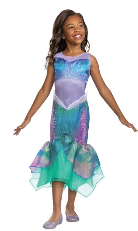 Kids Classic Live Action Little Mermaid Ariel Costume - Medium 7-8