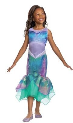 Kids Classic Live Action Little Mermaid Ariel Costume - Medium 7-8