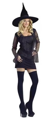 Women’s Sparkle Witch Costume - Small/Medium