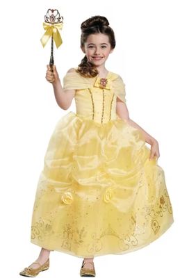 Girl’s Prestige Disney’s Beauty &amp; the Beast™ Belle Costume - Medium