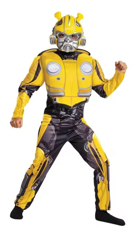 Child’s Muscle Transformers Bumblebee Costume - Medium