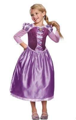 Girl's Classic Disney's Tangled Rapunzel Day Dress Costume - Small