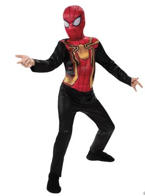 Kids Value Integrated Suit Spider-Man™ Costume - Medium 8-10