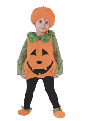 Baby Girl's Pumpkin Cutie Pie Vest Costume - 24 Months