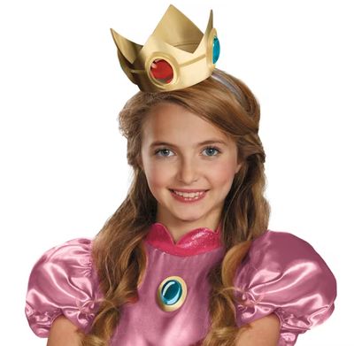 Adults Super Mario Bros.™ Princess Peach Crown &amp; Amulet