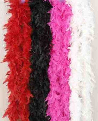 Turkey Feather Boa 55 Gram-Black