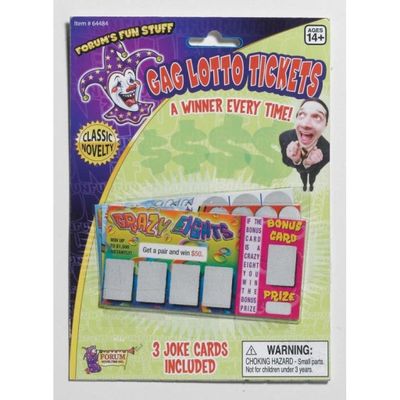 Gag Lotto Tickets