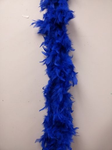 Turkey Feather Boa 55 Gram-Dark Blue