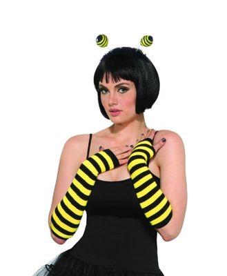 Bumble Bee Fingerless Gloves