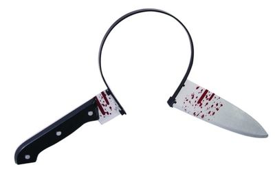 Zombie Knife Thru The Head Gag