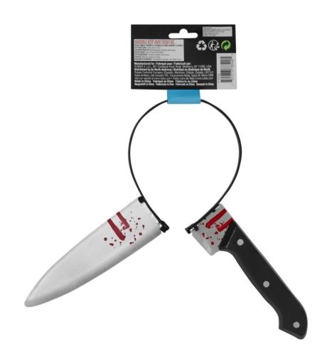 Zombie Knife Thru The Head Gag