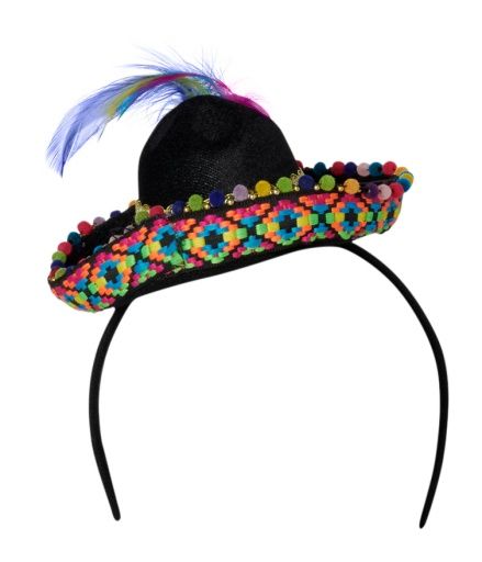 Day Of The Dead Mini Hat Headband