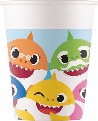 Baby shark paper cups