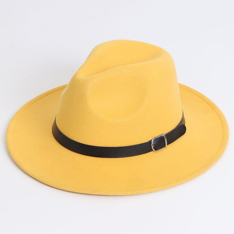 Felt Hat Yellow