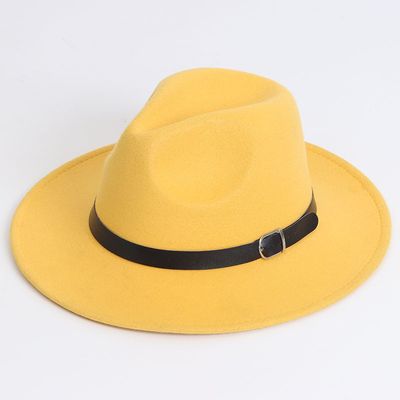 Felt Hat Yellow