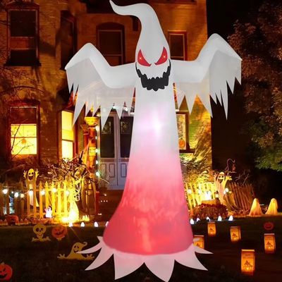 12FT Flame-Patterned White Ghost