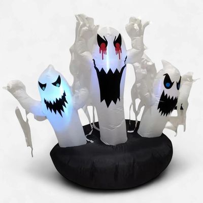 3FT Flame-Patterned White 3 Ghost