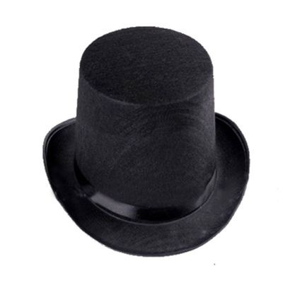 6.3" Top Hat Black