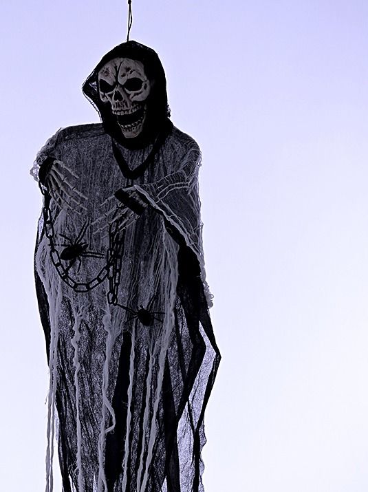 Large purple Ghost with Chain