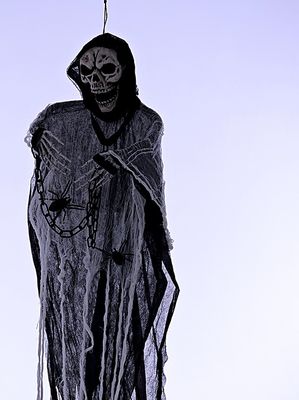 Large purple Ghost with Chain