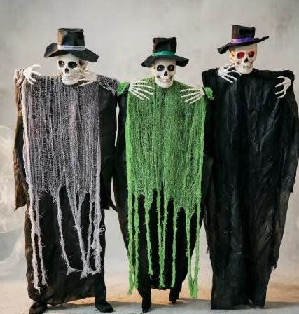 3 Color Ghost with Red Eyes