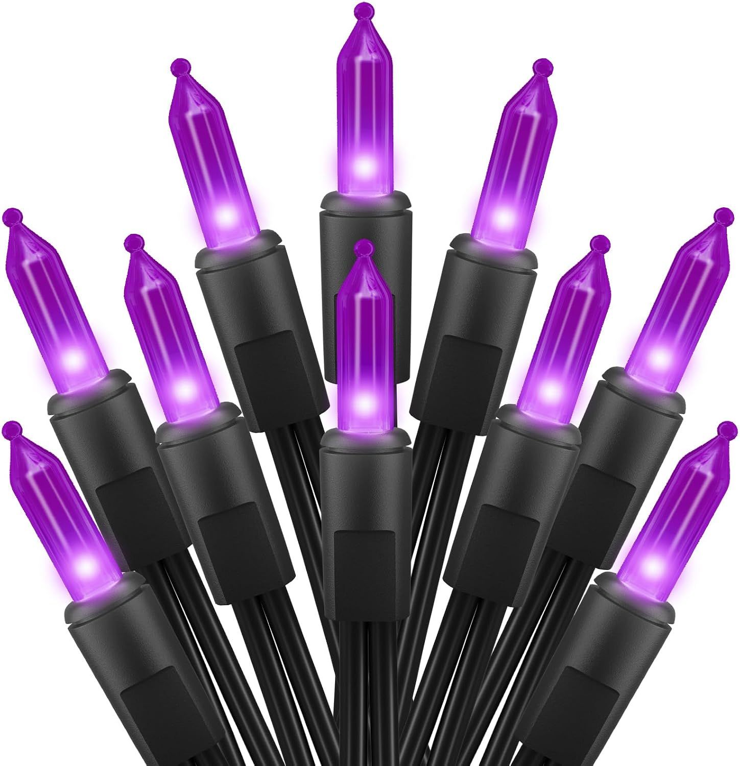32 Ft Holiday Colorful Lights Purple