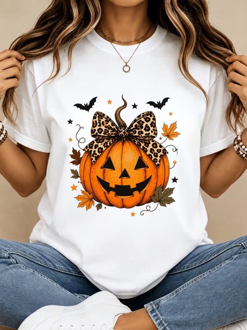 Halloween T-Shirt Pumpkin Fall