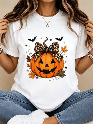 Halloween T-Shirt Pumpkin Fall