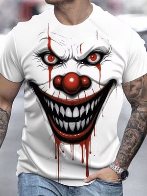 Halloween T-Shirt Clown Face