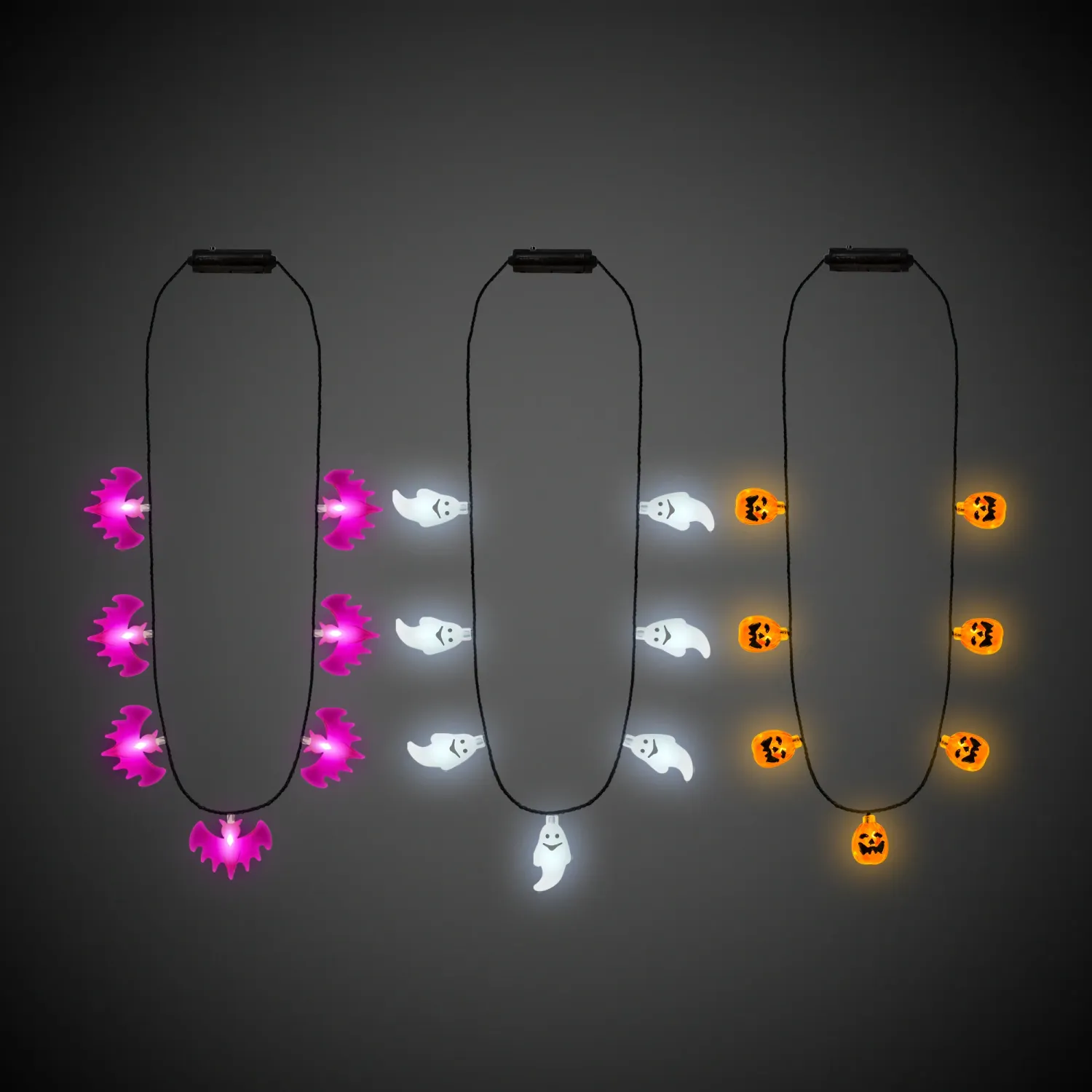 LED Halloween Necklaces