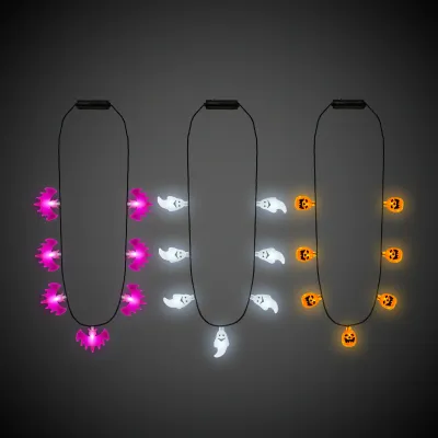 LED Halloween Necklaces