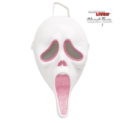Pink Glitter Ghost Face® - Adult