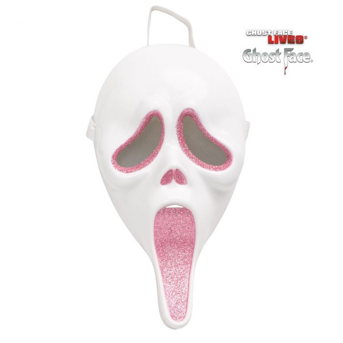Pink Glitter Ghost Face® - Adult