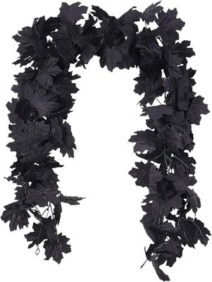 Black Leaves Garland