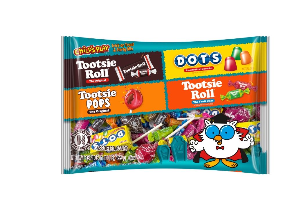 2.4 Pounds Tootsie Child's Play, Assorted Halloween Candy