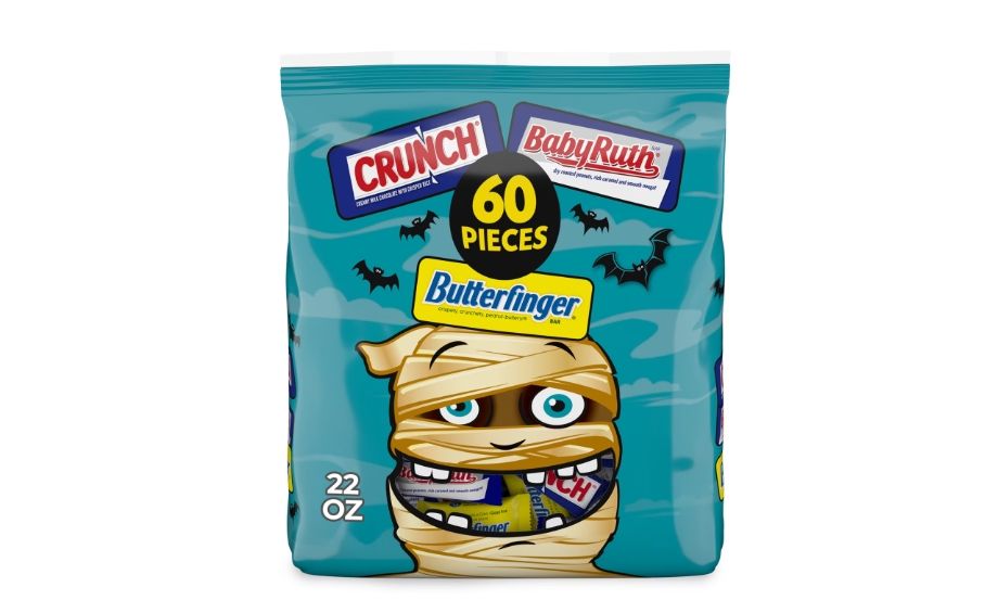60Ct Butterfinger, CRUNCH, Baby Ruth, Assorted Halloween