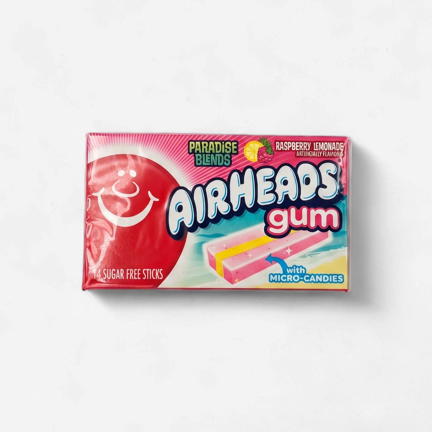 Airheads gum raspberry lemonade 33gr
