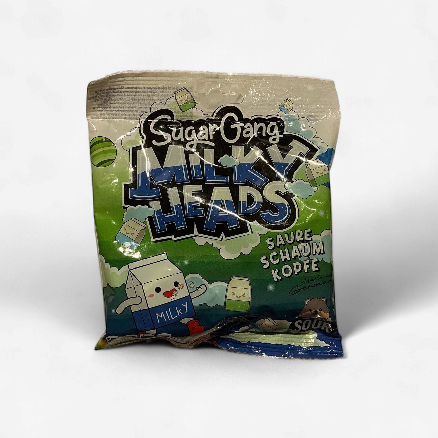 Sugargang sour Milky Heads 105 gr