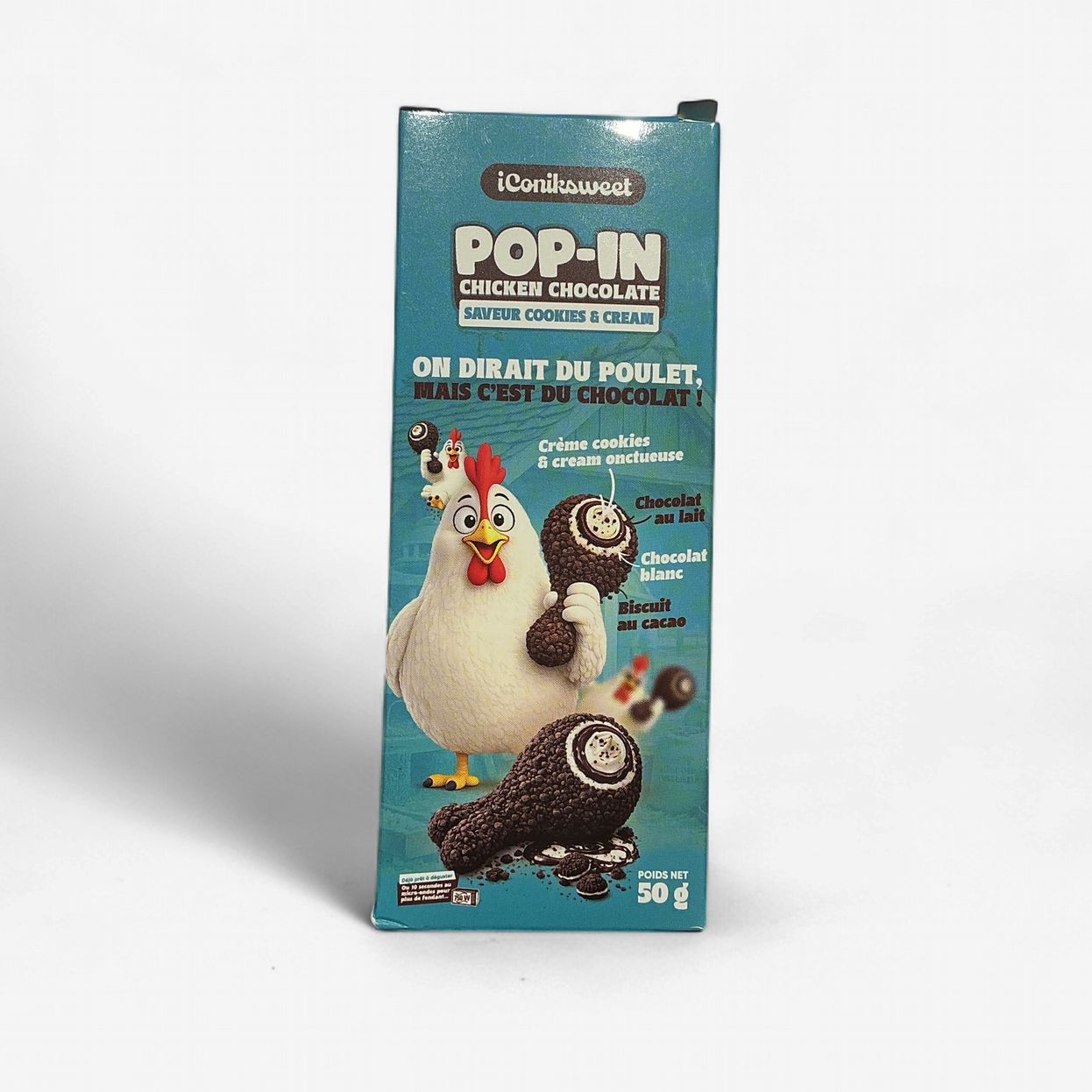 POP-IN Chicken chocolate cookies &amp; Cream 50gr