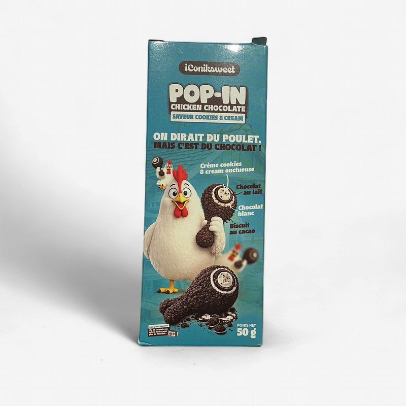 POP-IN Chicken chocolate cookies &amp; Cream 50gr