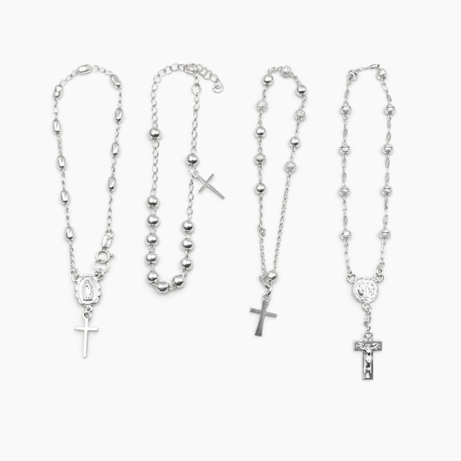 Paquete Misterio de 4 Pulseras de Plata .925 – Modelos Surtidos