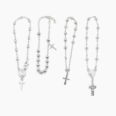 Paquete Misterio de 4 Pulseras de Plata .925 – Modelos Surtidos