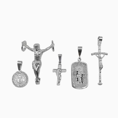 Paquete de 5 Dijes de Plata .925 – Modelos Surtidos